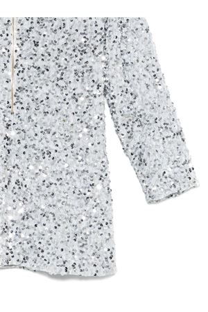 silver polyester dress ELISABETTA FRANCHI KIDS | EFAB6380TV0935032